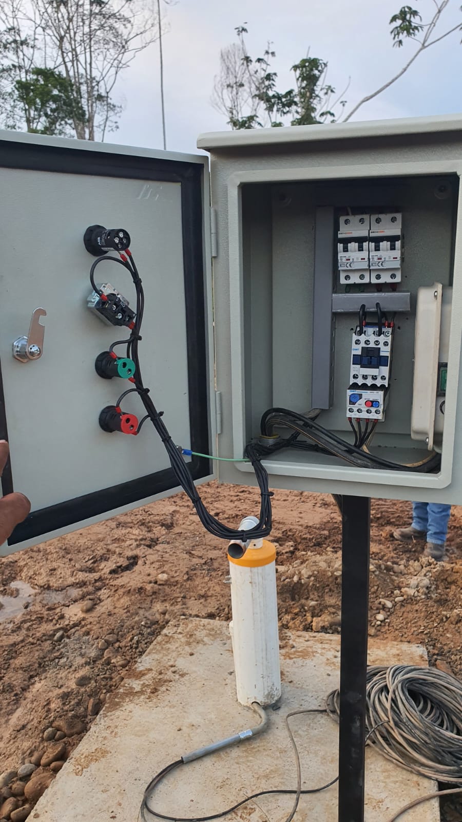 Conexionado electrónico de pozo